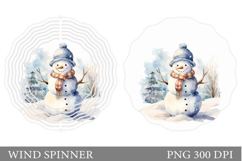 snowman-watercolor-wind-spinner-winter-wind-spinner