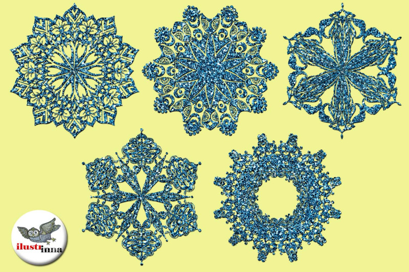 silver-blue-christmas-snowflakes-clipart