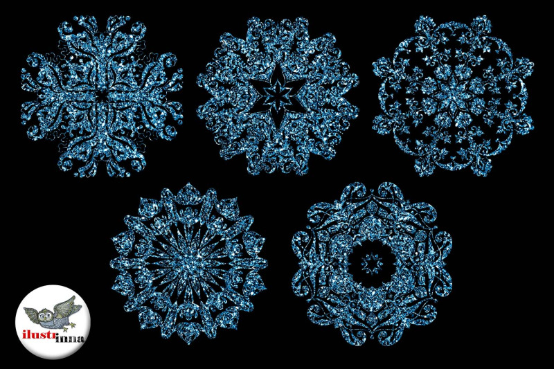 silver-blue-christmas-snowflakes-clipart