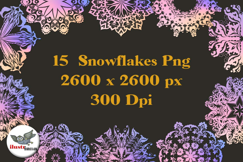 pink-neon-christmas-snowflakes-clipart