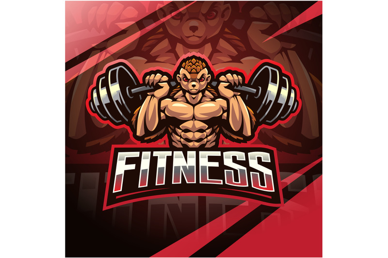 armadillo-fitnes-esport-mascot-logo-design