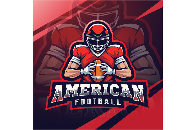 american-football-esport-mascot-logo-design