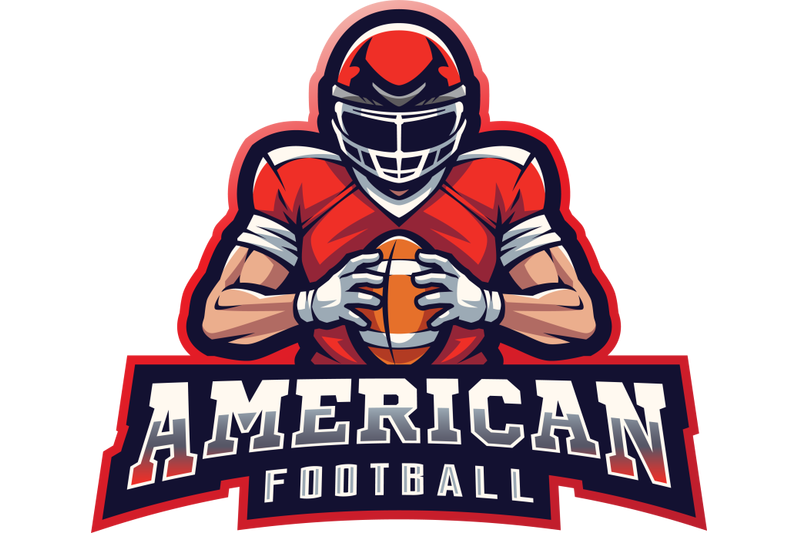 american-football-esport-mascot-logo-design