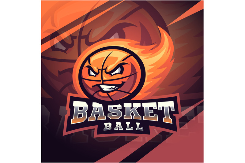 basket-ball-esport-mascot-logo-design