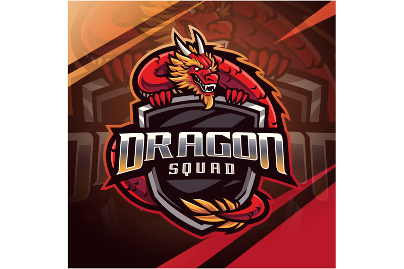 dragon-squad-esport-mascot-logo-design