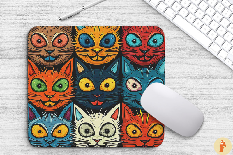 doodle-angry-cats-mouse-pad-design