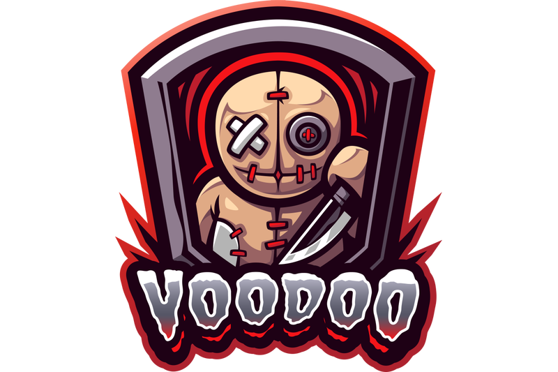 voodoo-esport-mascot-logo-design