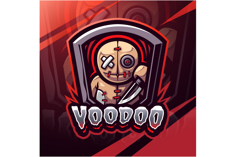 voodoo-esport-mascot-logo-design