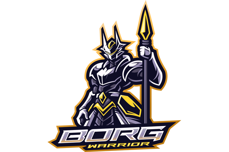 borg-warrior-esport-mascot-logo-design