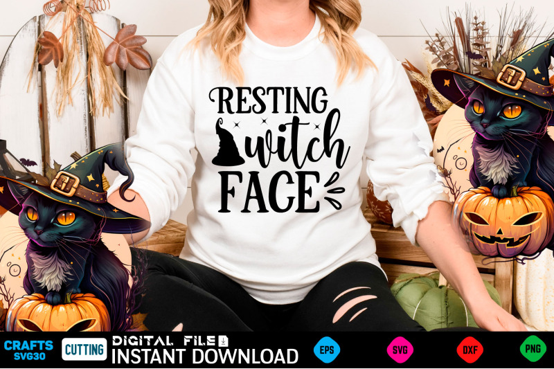 resting-witch-face-svg