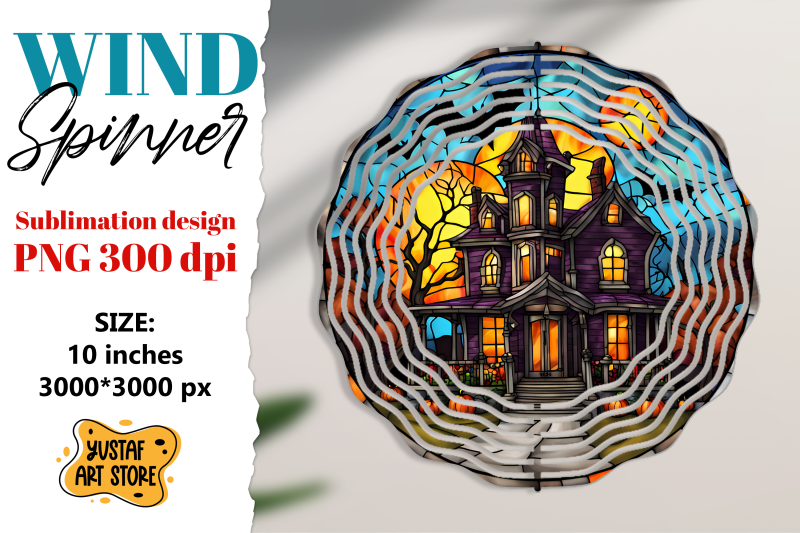 halloween-stained-glass-wind-spinner-sublimation-design