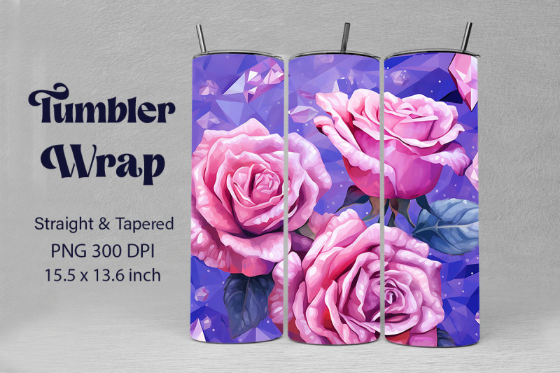 diamonds-roses-on-a-purple-backgrounds