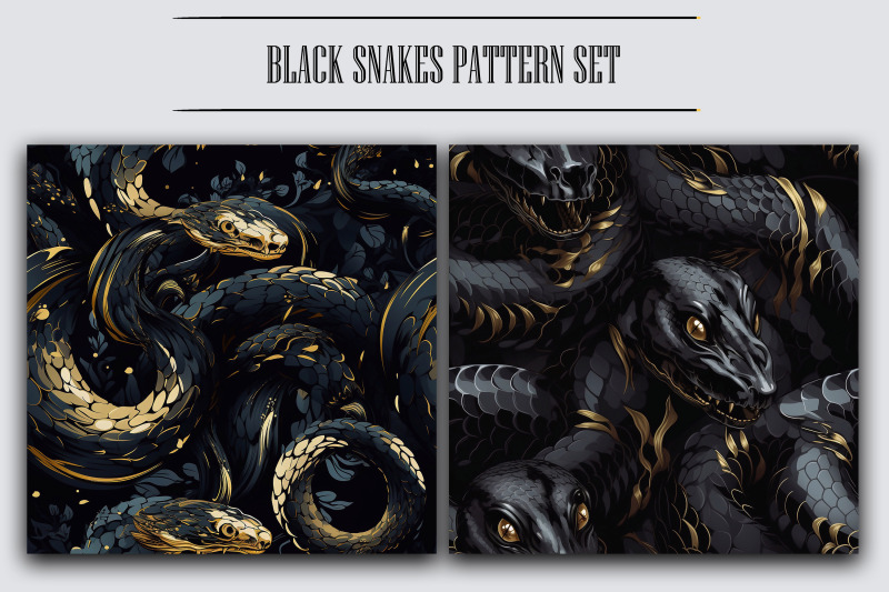 black-snakes-patterns-set-jpeg-8-ditgital-papers