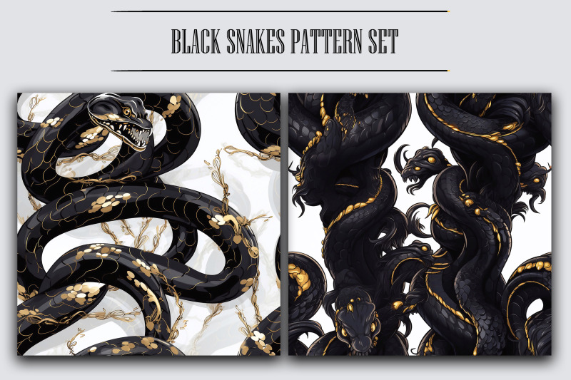 black-snakes-patterns-set-jpeg-8-ditgital-papers