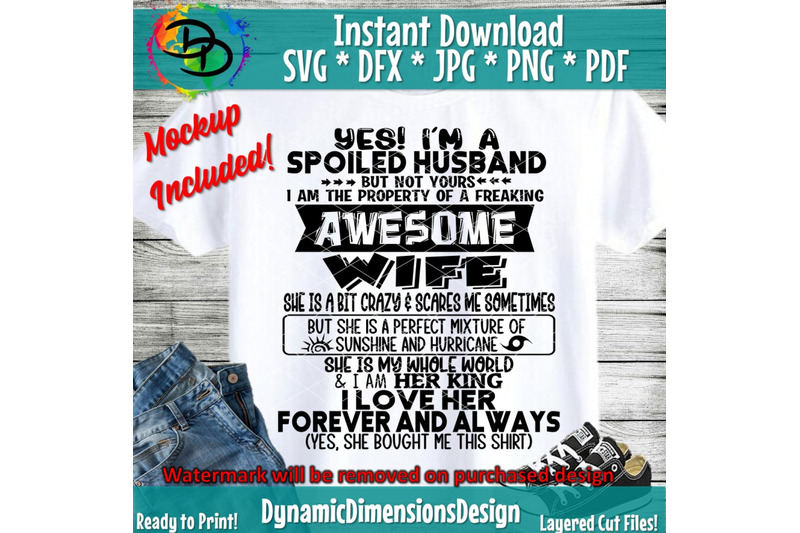 yes-i-039-m-a-spoiled-husband-wifey-svg-wifey-t-shirt-svg-bride-groom