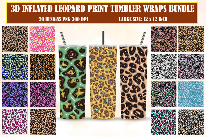 3d-inflated-leopard-print-tumbler-wrap