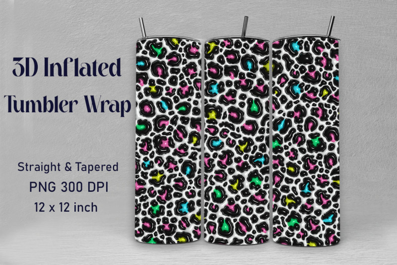 3d-inflated-leopard-print-tumbler-wrap