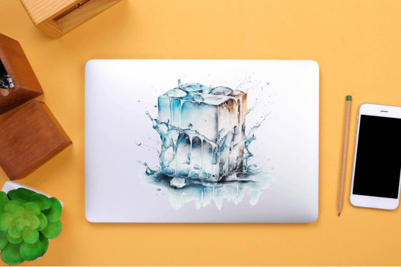 watercolor-ice-cube-clipart-bundle