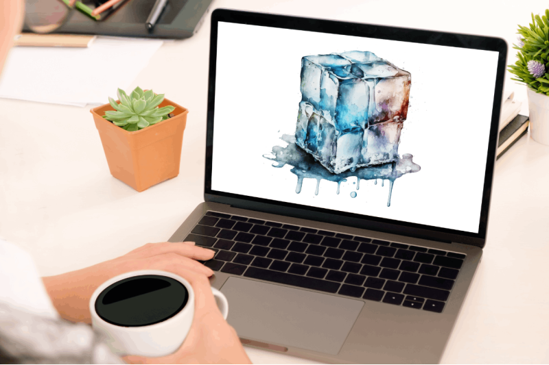 watercolor-ice-cube-clipart-bundle