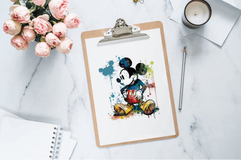 watercolor-mickey-mouse-clipart-bundle