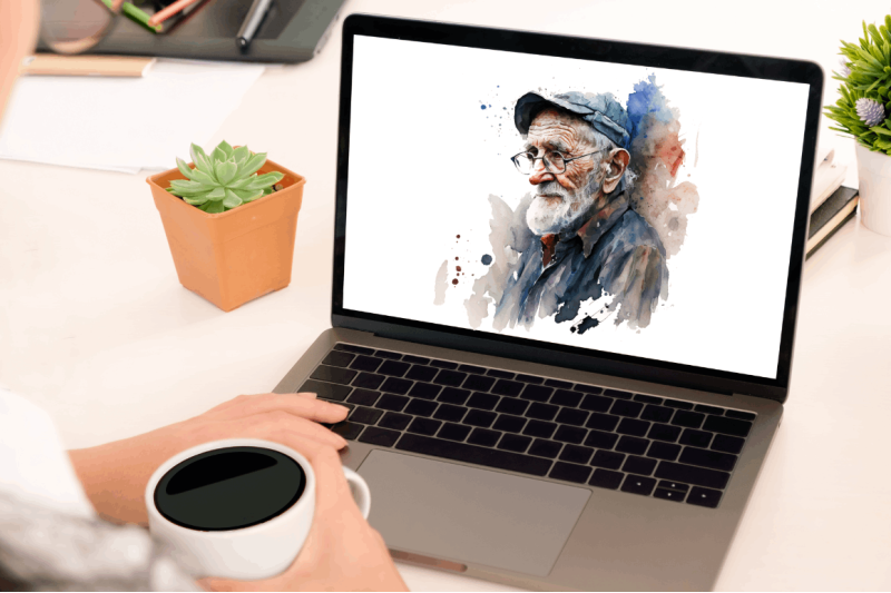 watercolor-old-man-clipart-bundle