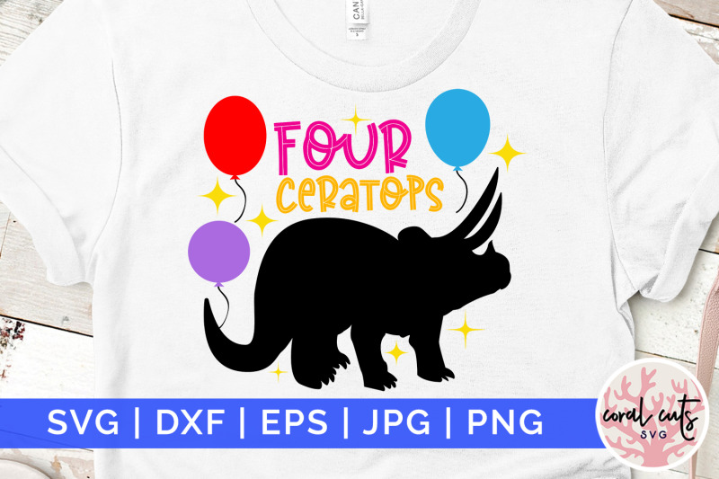 four-ceratops-birthday-svg-eps-dxf-png-cutting-file