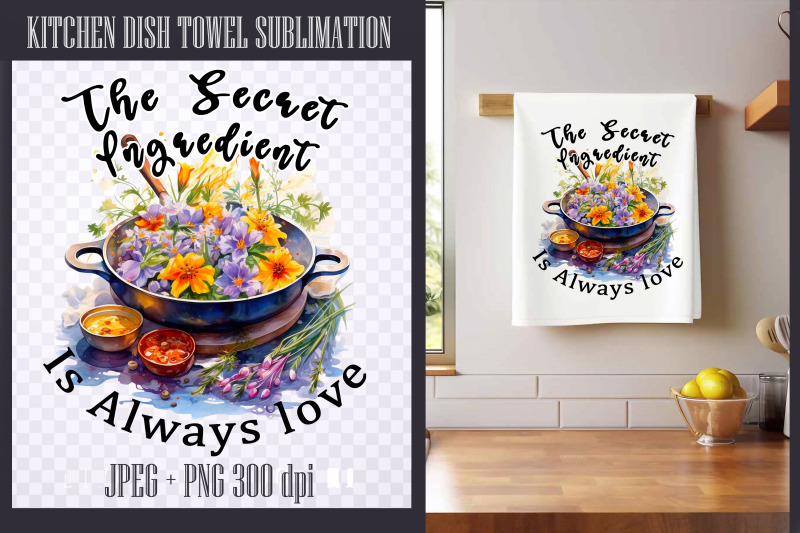 secret-ingredient-kitchen-dish-towel-sublimation-png