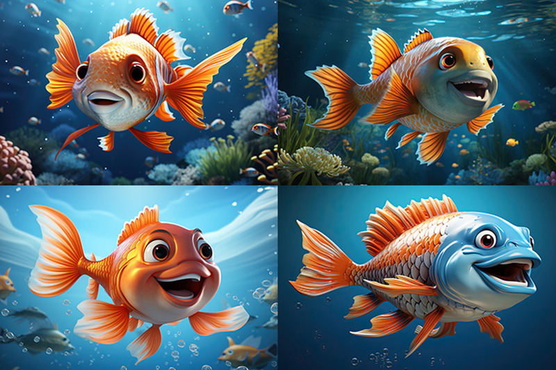 3d-cartoon-fish-underwater