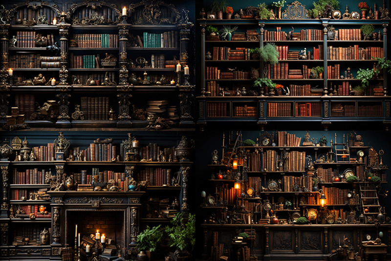 the-bookshelf-of-the-library