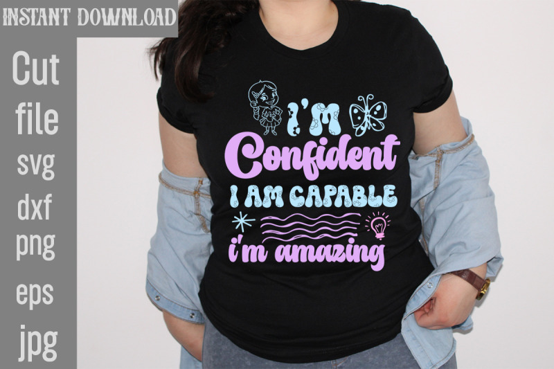 i-039-m-confident-i-am-capable-i-039-m-amazing-svg-cut-file-retro-little-girl