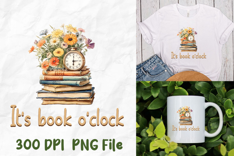 it-039-s-book-o-039-clock-retro-book-reader