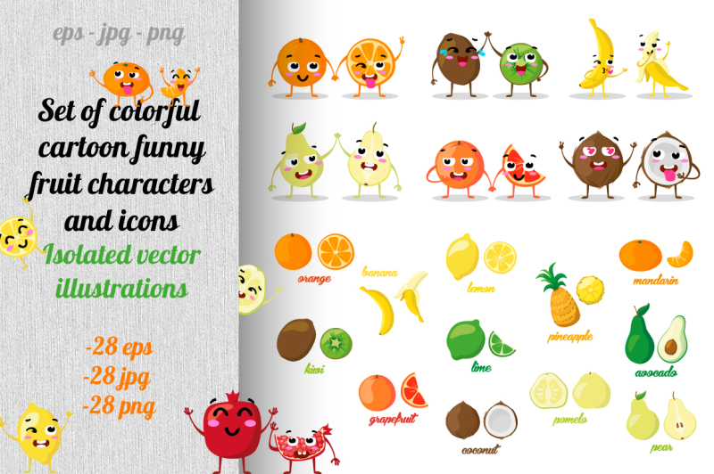 set-of-colorful-cartoon-fruit-icons
