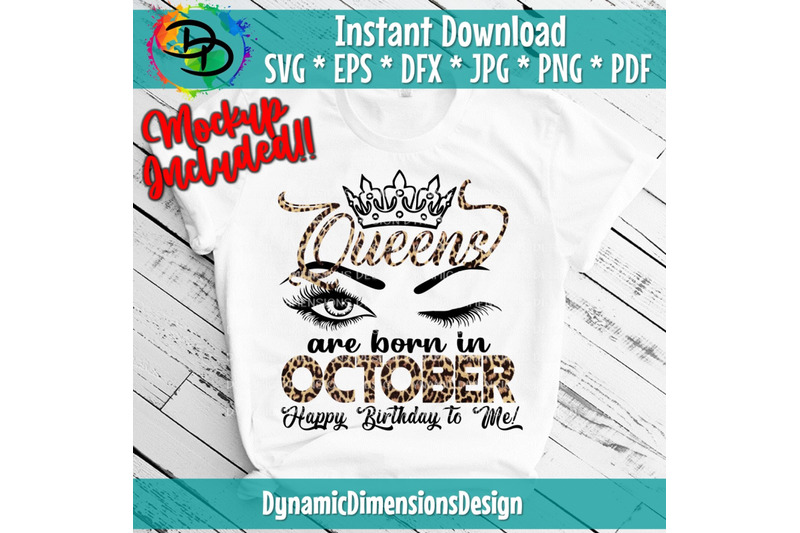 queens-are-born-in-october-birthday-birthday-queen-digital-download