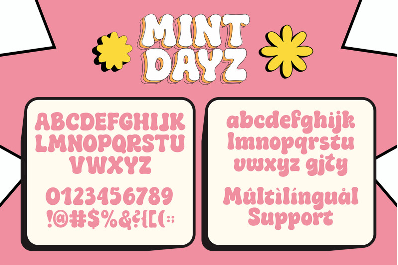 mint-dayz-retro-rounded-display-font