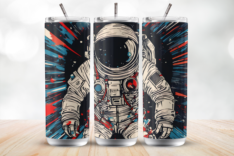 astronaut-20-oz-tumbler-wrap-sublimation-design