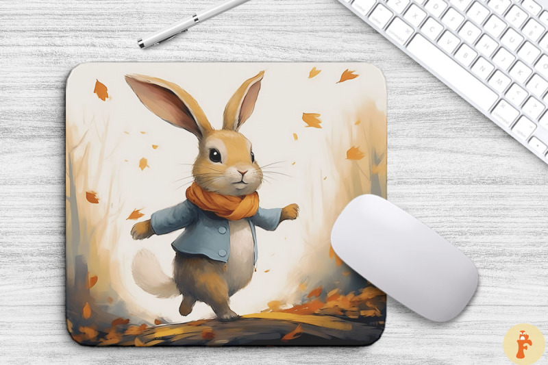 happy-rabbit-walking-in-autumn-forest