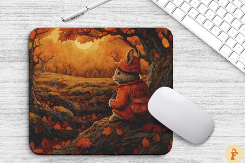 autumn-bunny-mouse-pad-design