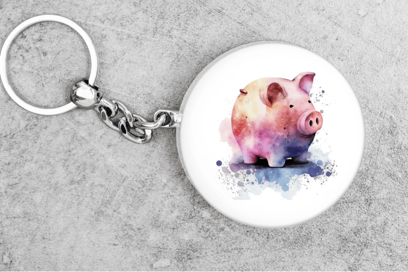 watercolor-piggy-bank-clipart-bundle