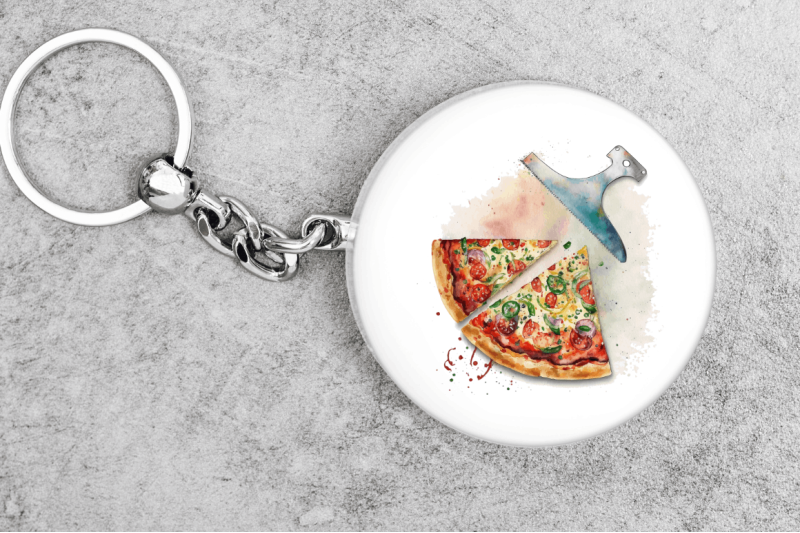 watercolor-pizza-cutter-clipart-bundle