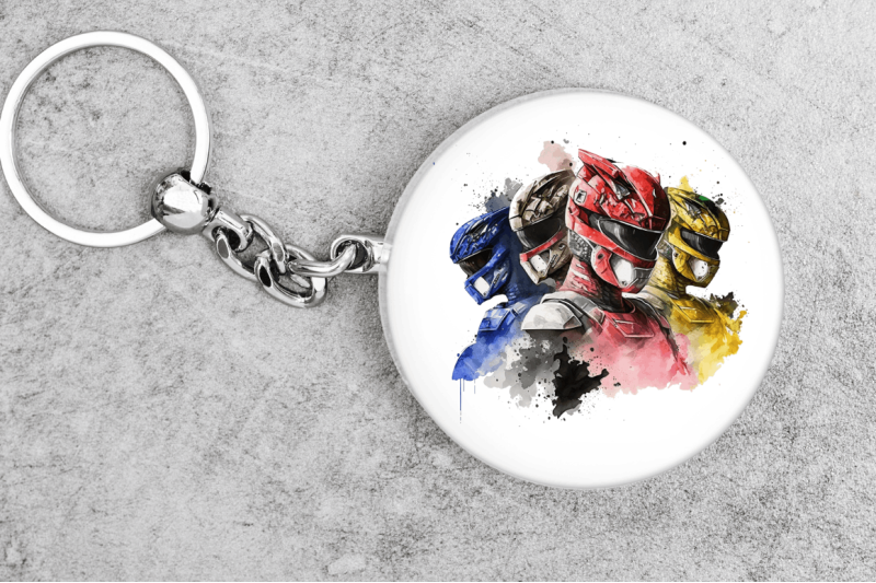 watercolor-power-rangers-clipart-bundle