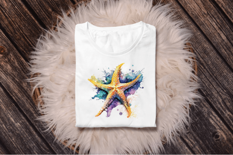 watercolor-starfish-clipart-bundle