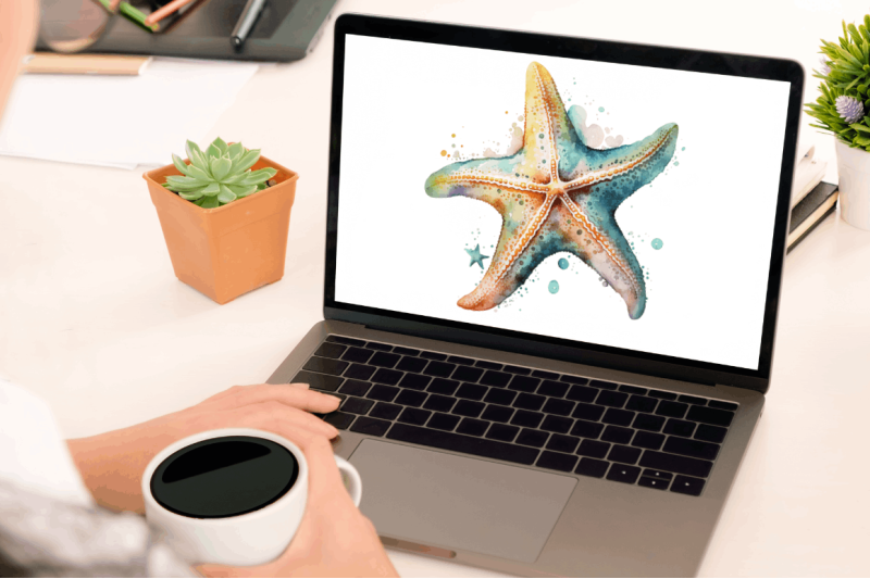 watercolor-starfish-clipart-bundle