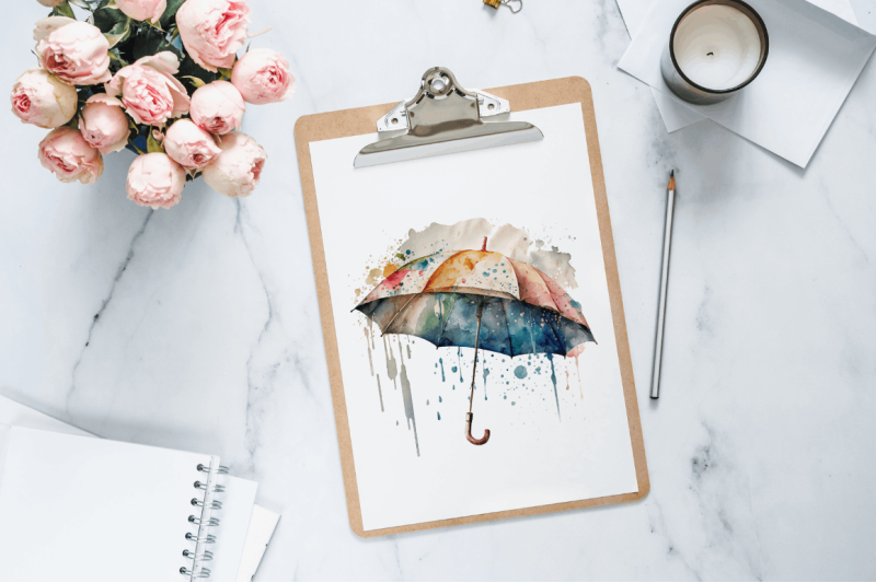 watercolor-umbrella-clipart-bundle