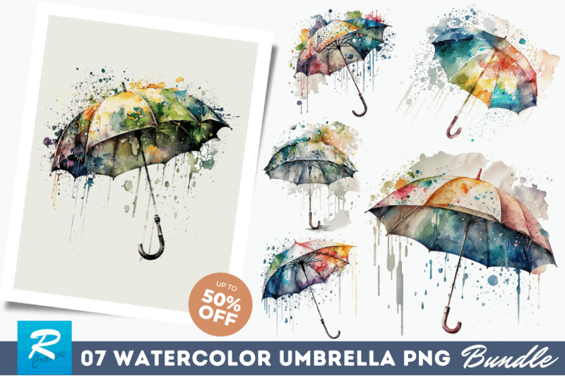 watercolor-umbrella-clipart-bundle