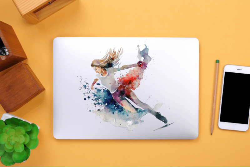 watercolor-woman-figure-skating-clipart-bundle