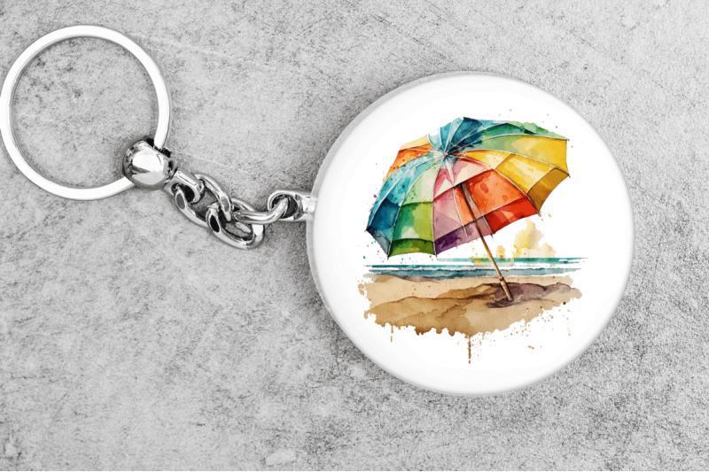 watercolor-beach-umbrella-clipart-bundle