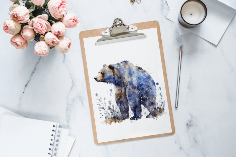 watercolor-grizzly-bear-clipart-bundle