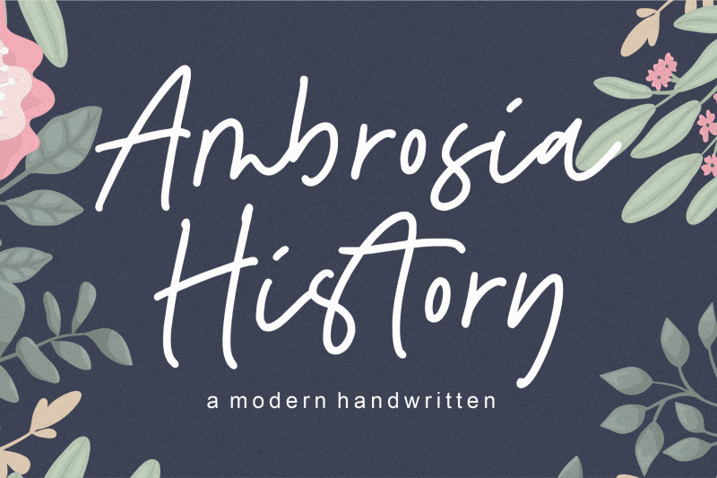 ambrosia-history-font