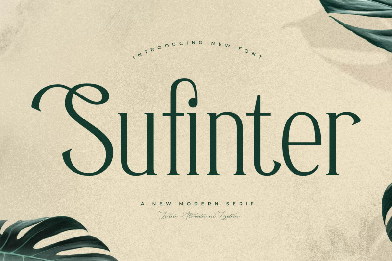 sufinter-typeface