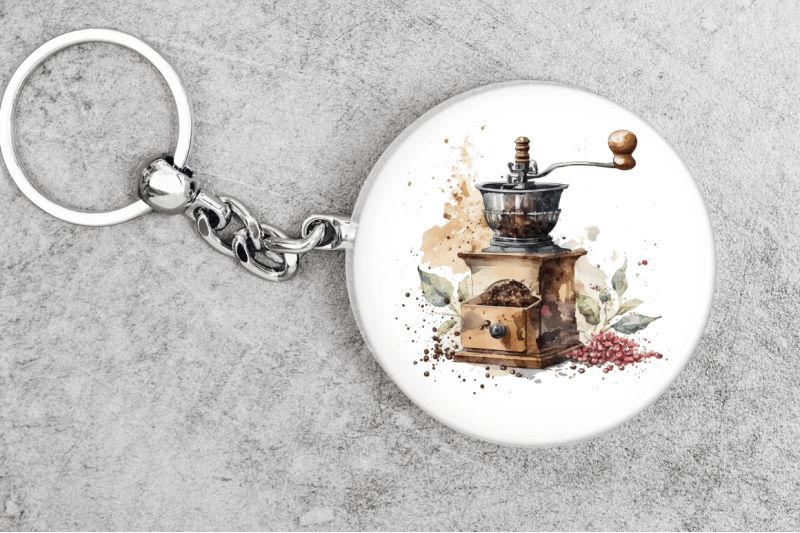 watercolor-coffee-mill-clipart-bundle